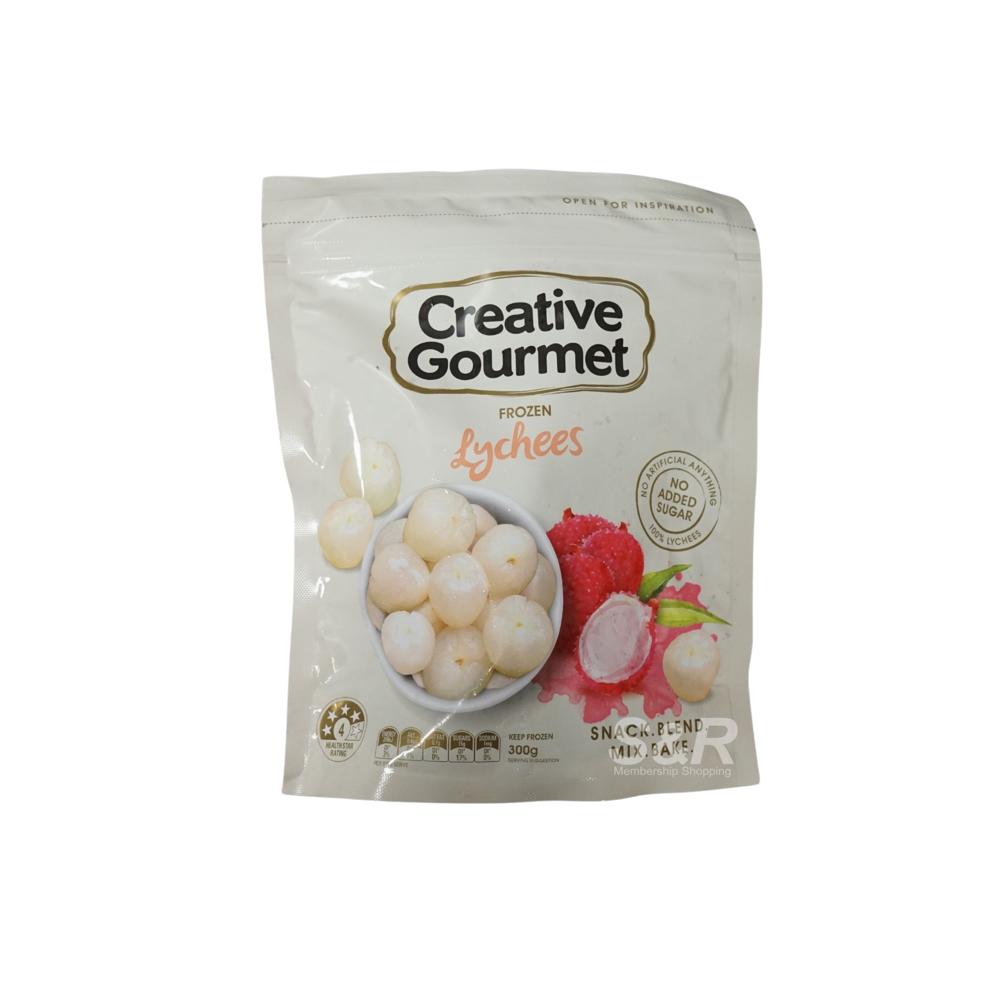 Creative Gourmet Frozen Lychees 300g Creative Gourmet Frozen Lychees 300g